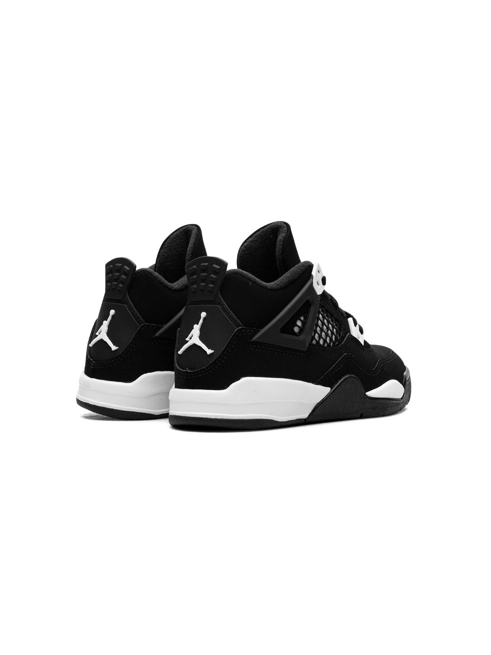 Jordan Kids Jordan 4 Retro "White Thunder" sneakers Zwart