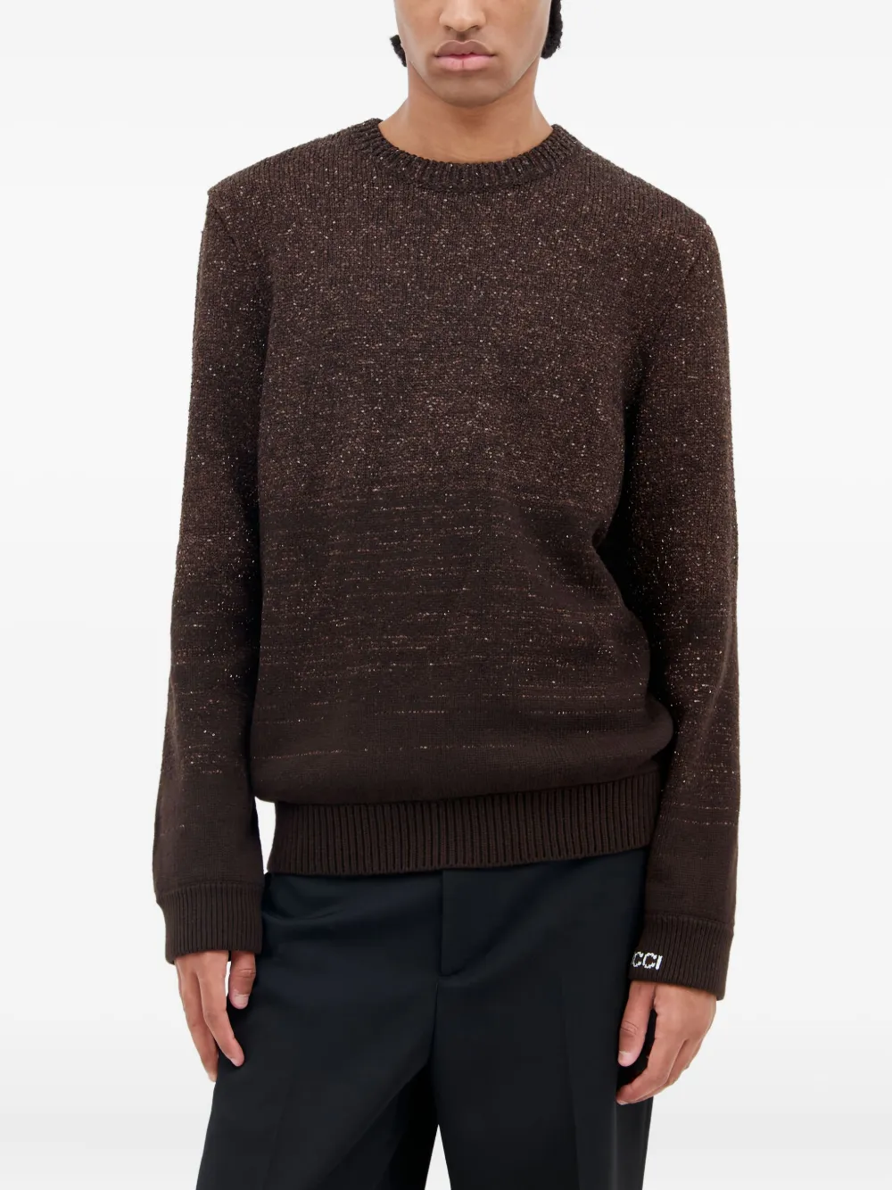 Gucci crew-neck sweater | Brown | Image 1