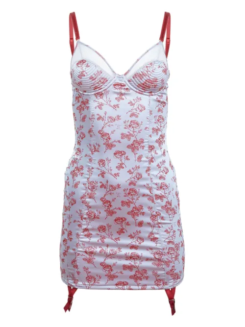 Robe-nuisette Bebe à fleurs en jacquard - Fleur Du Mal - Modalova