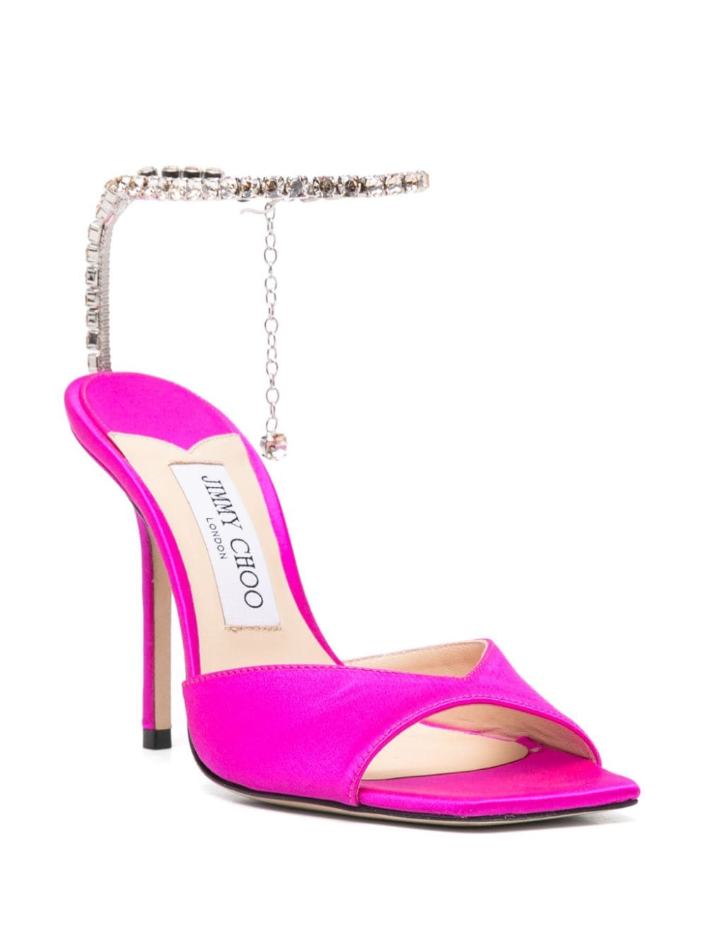 Jimmy Choo Pre-Owned 100 mm Saeda sandalen - Roze