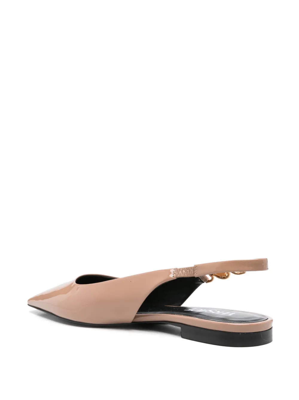 Affordable Versace Medusa-plaque ballet flats Women