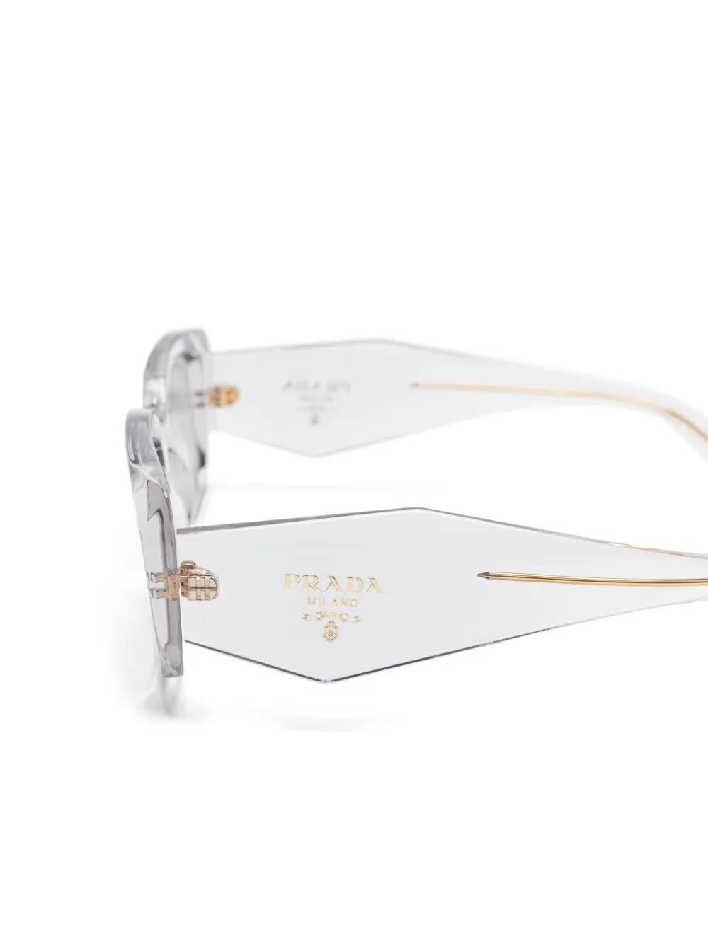プラダ サングラス グレー PRADA PRADA クリア ウェリントン型 A21S SPR サングラス PRADA 小物