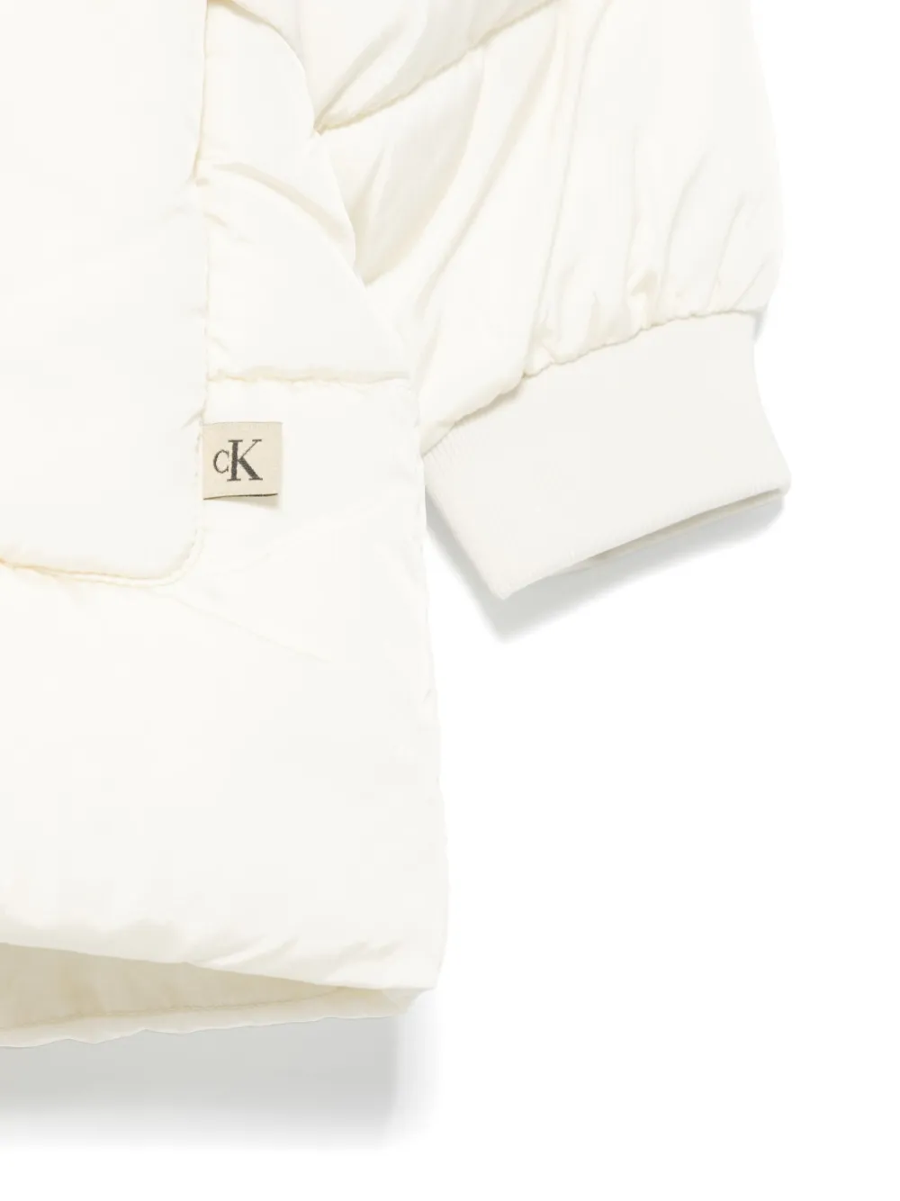 Calvin Klein Kids Gewatteerd jack Wit