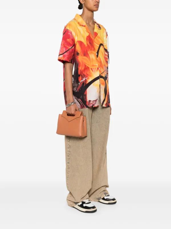 MCM ミニソフト ダイヤモンド ハンドバッグ | ブラウン | FARFETCH JP