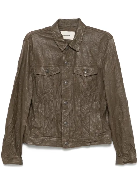 Zadig&Voltaire chamarra con efecto arrugado
