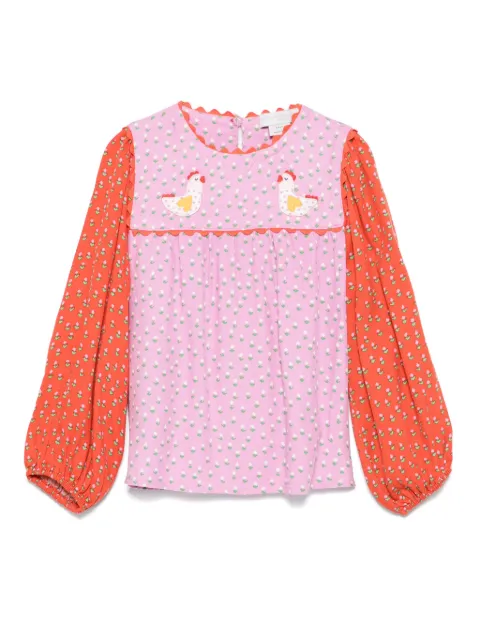 Stella McCartney Kids colourblock blouse