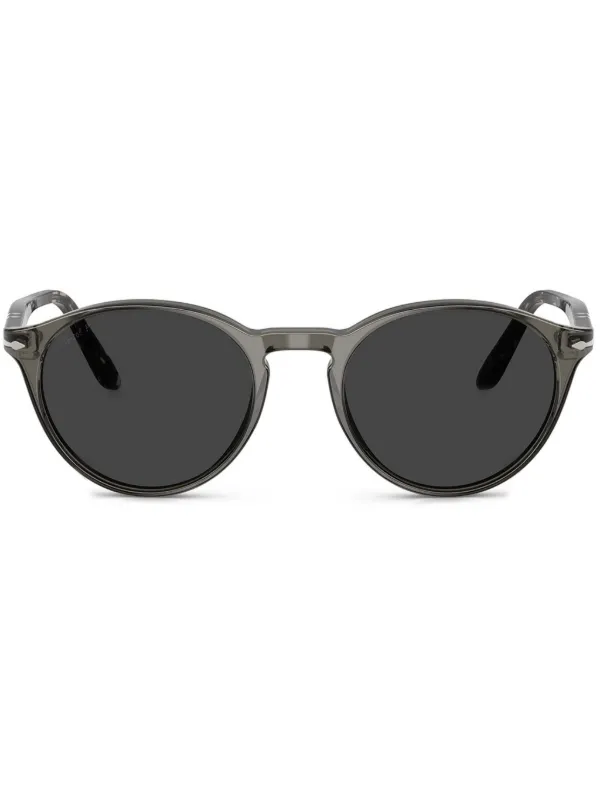 Persol round frame sunglasses men Acetate 50 Grey