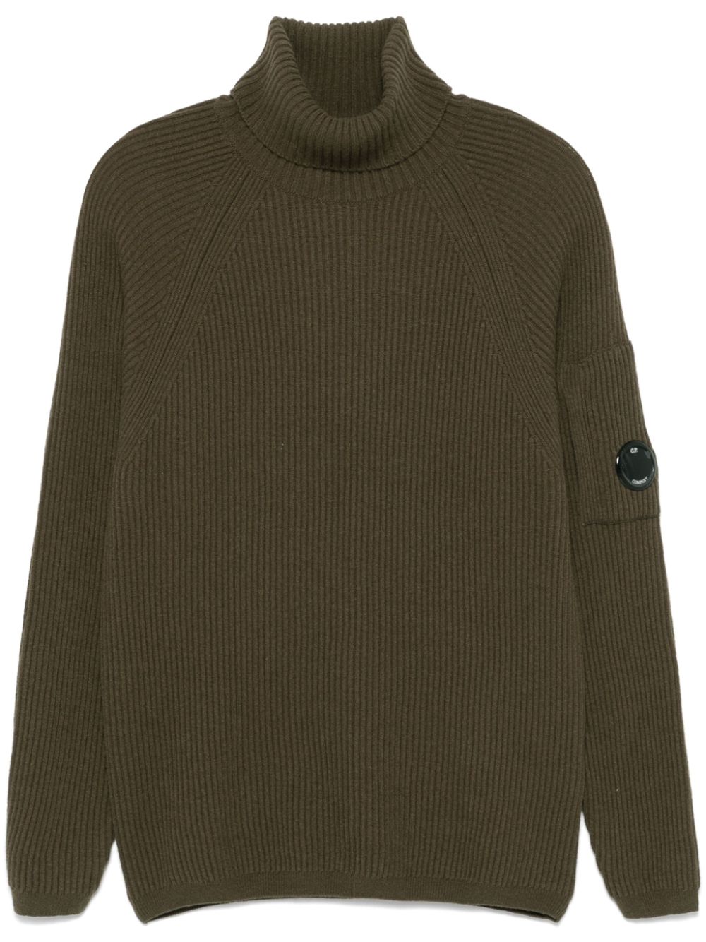 C.P. Company Lens-detail sweater - Green