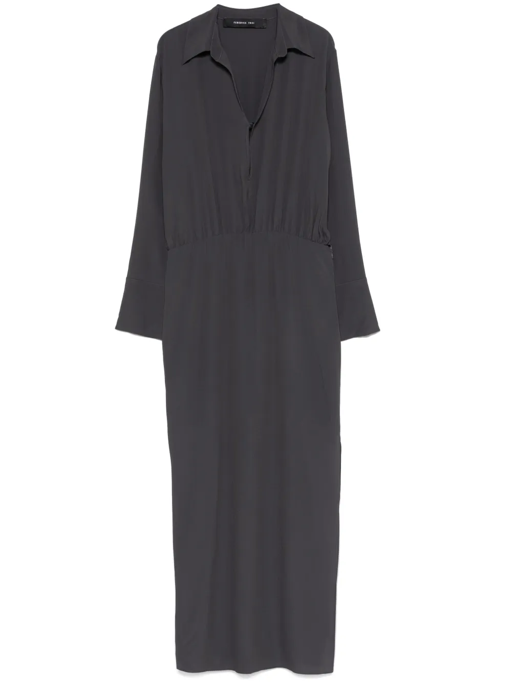 Federica Tosi Crêpe maxi-jurk Grijs