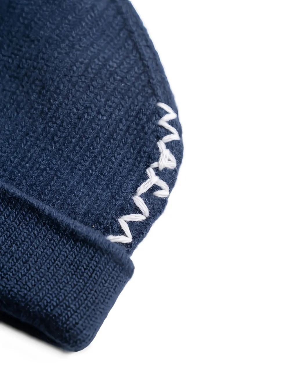 Marni Muts met geborduurd logo Blauw