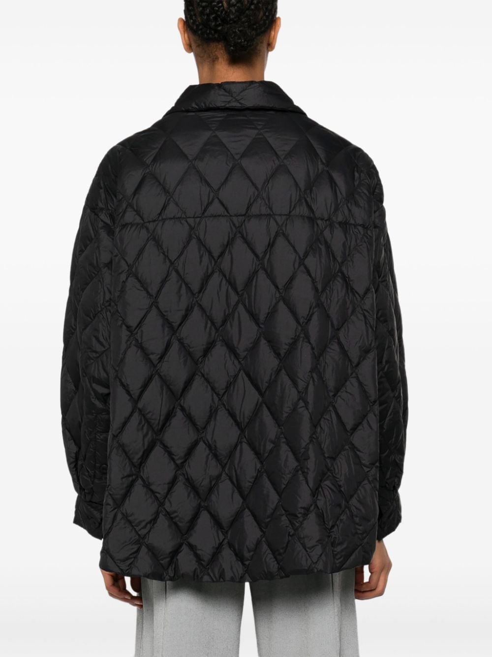 Shop Jnby Quilted Jacket In Black