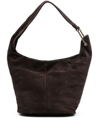 Michael Michael Kors Medium Suede Shoulder Bag Brown FARFETCH UK