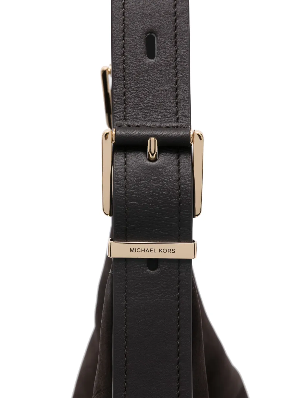 Michael Kors Nolita grote schoudertas Bruin