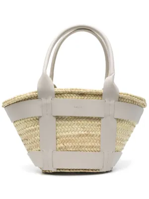 【DEMELLIER】エレガントナチュラルバスケット★国内発関税込 FARFETCH - The Global Destination For Modern Luxury