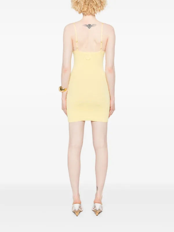 【JACQUEMUS】ジャックムス LA MINI ROBE SCALA MINI DRESS Jacquemus The Scala Mini Dress | Yellow | FARFETCH