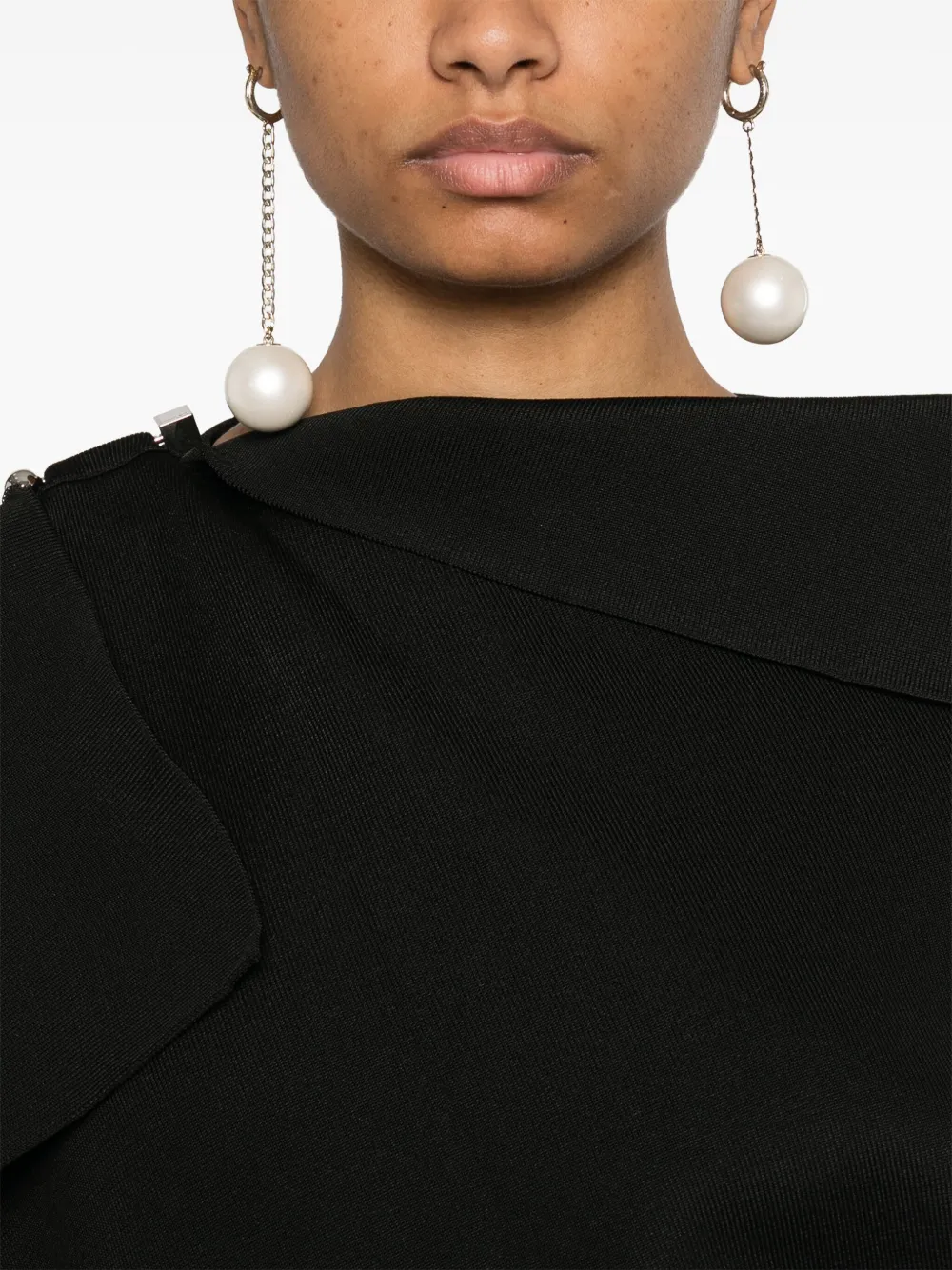 Jacquemus La Mini Robe Trapeze mini-jurk Zwart