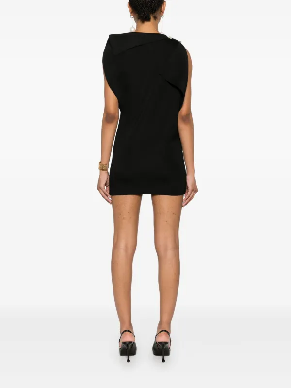 Jacquemus La Mini Robe Trapeze Mini Dress | Black | FARFETCH