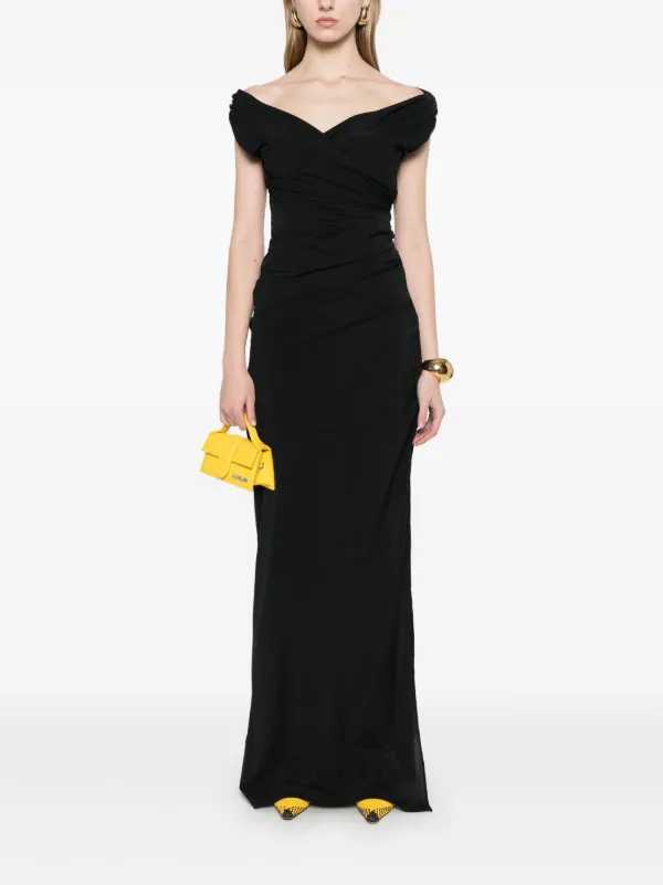 Jacquemus La Robe Rita Longue Gown | Black | FARFETCH HK