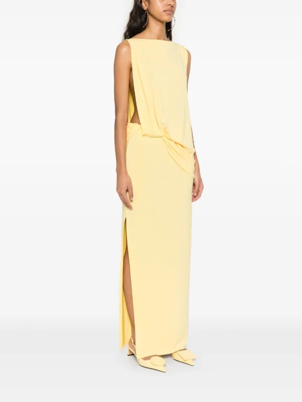 オールインワン・サロペット Jacquemus 'La Robe Peplo Courte' Dress La Robe Peplo Courte Dress in Yellow