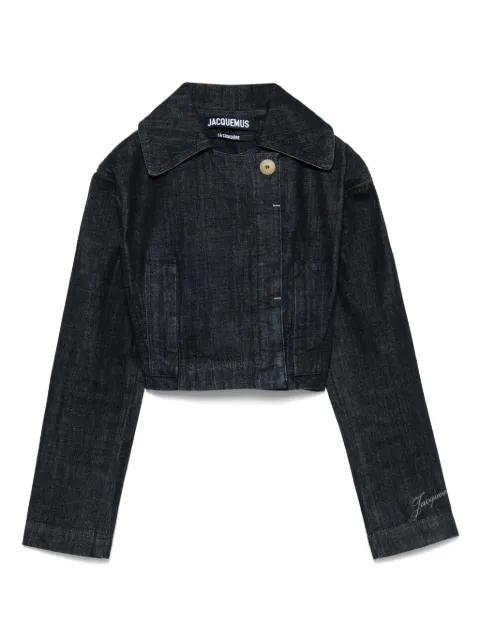 Jacquemus chamarra La Veste De-Nîmes Marino