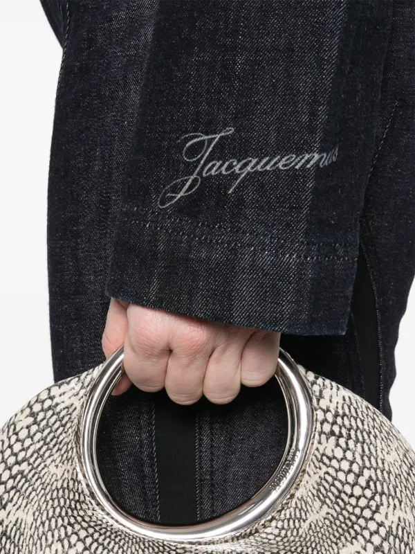 Jacquemus La Veste De-Nimes Marinoクロップジャケット Jacquemus La Veste De-Nîmes Marino Crop Denim Jacket | Nordstrom