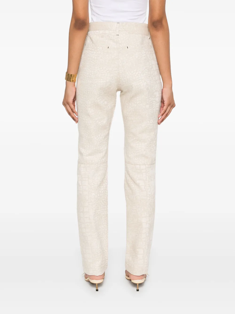Jacquemus Le De-Nîmes Norma jeans Beige
