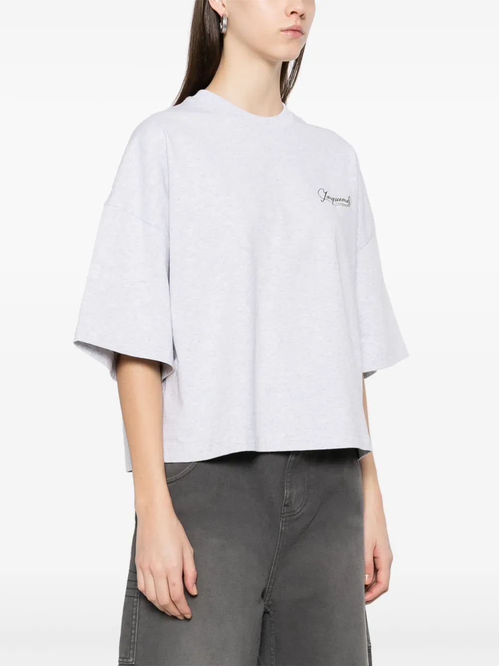 Jacquemus The Corto T-shirt Grijs