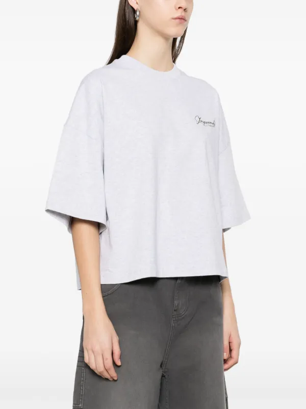 Tシャツ・カットソー JACQUEMUS Woman T-Shirt Grey 251JS2162102 9CN The Corto t-shirt by JACQUEMUS | Official website