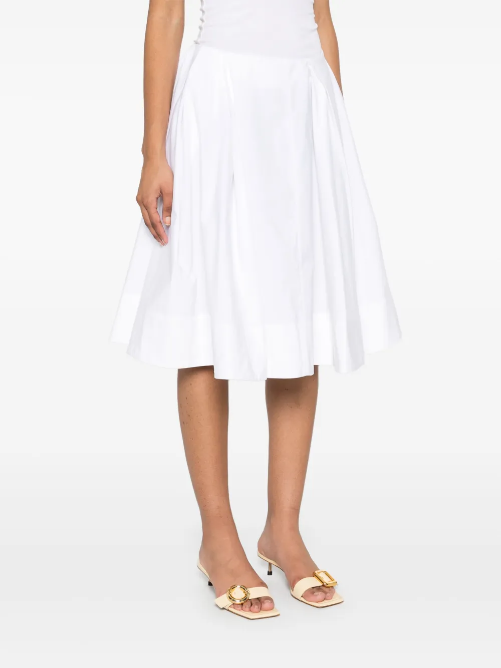 JACQUEMUS LA JUPE SALON MIDI SKIRT