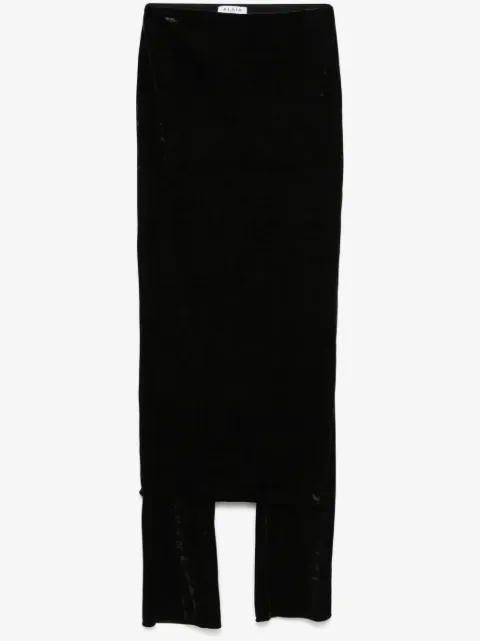 Alaïa textured skirt trousers