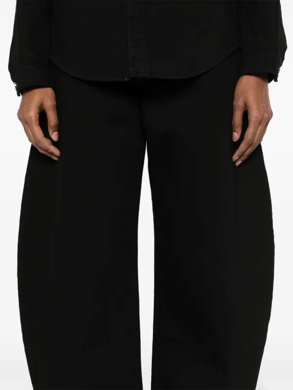【関税込み】ALAIA ブラック ラウンド ジーンズ Alaïa Round Jeans | Black | FARFETCH