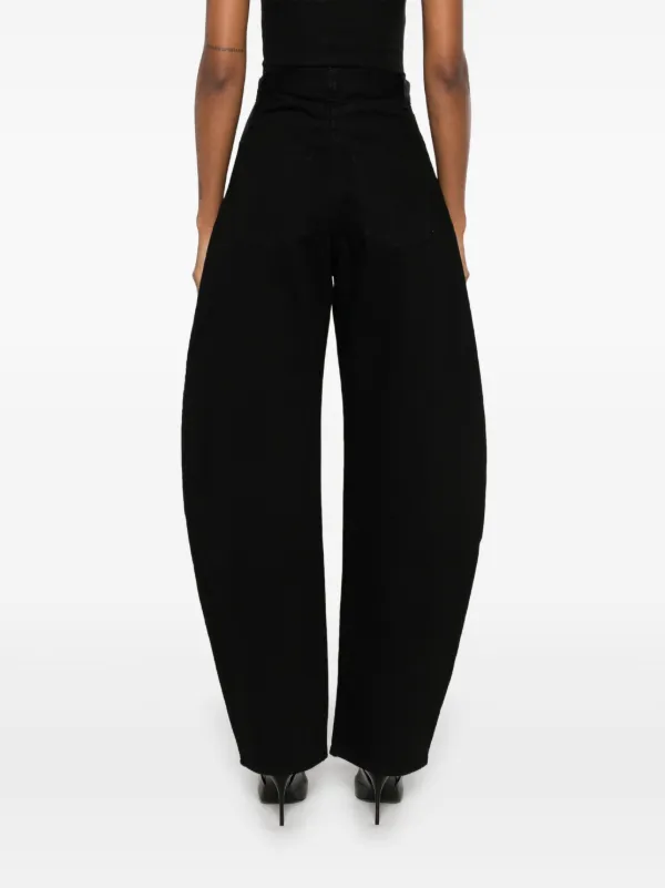 【関税込み】ALAIA ブラック ラウンド ジーンズ Alaïa Round Jeans | Black | FARFETCH