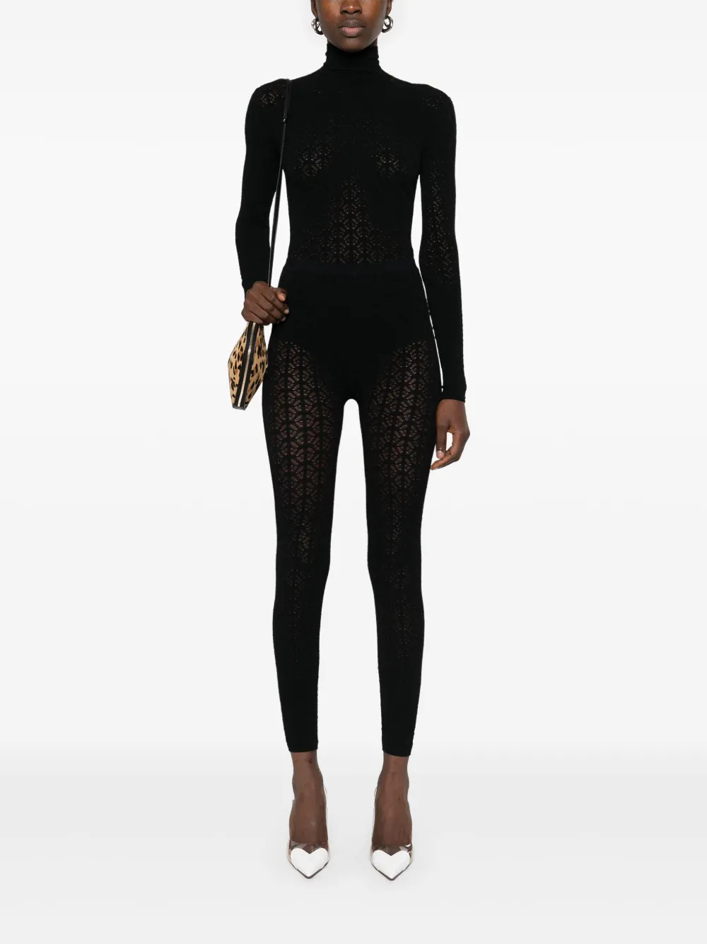 Alaïa lace knit bodysuit | T-Shirts & Jersey Shirts | Image 2