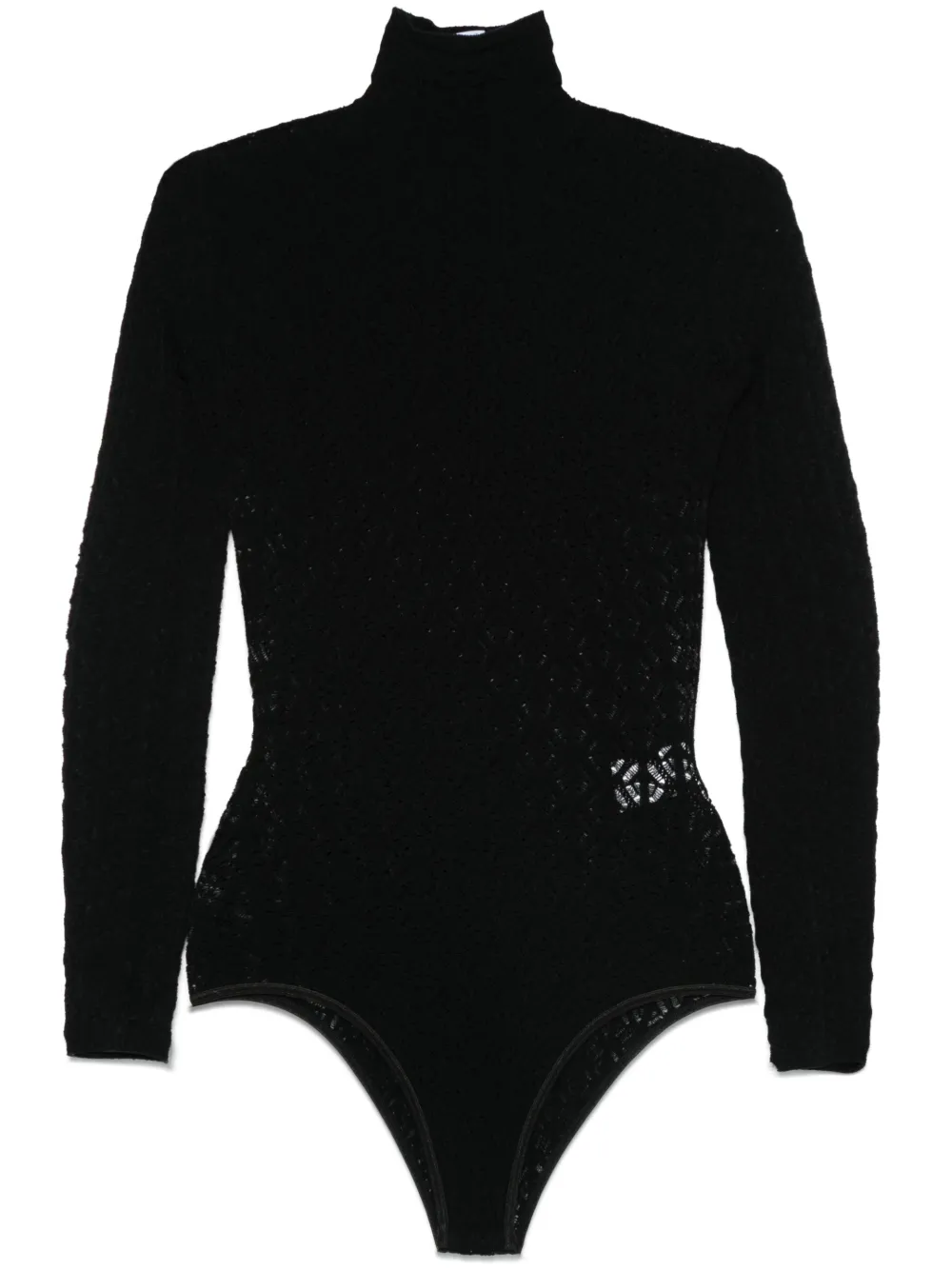 Alaïa lace knit bodysuit | Black | Image 1
