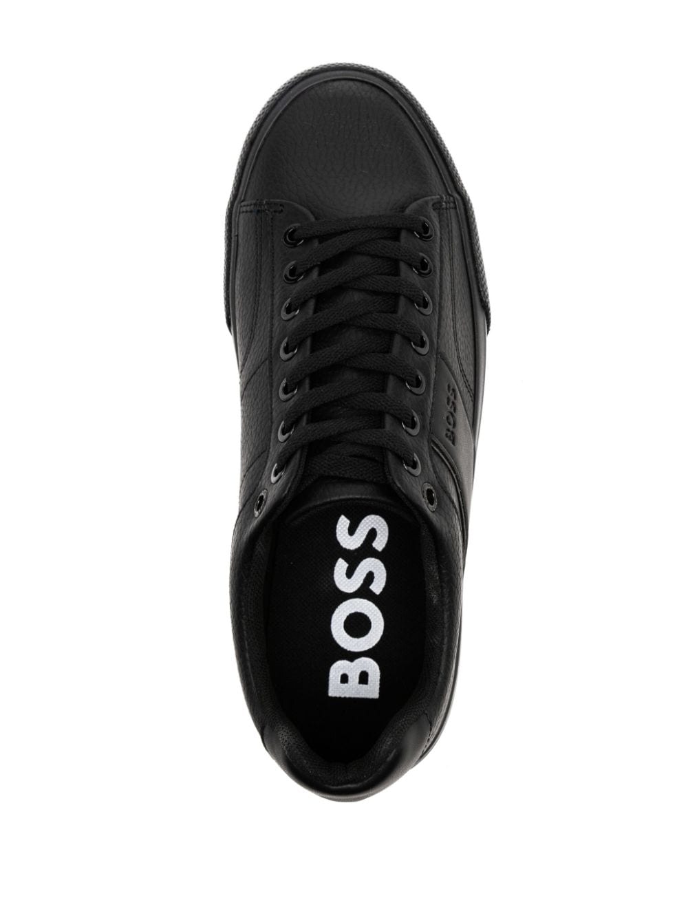 Shop Hugo Boss Aiden Sneakers In 黑色