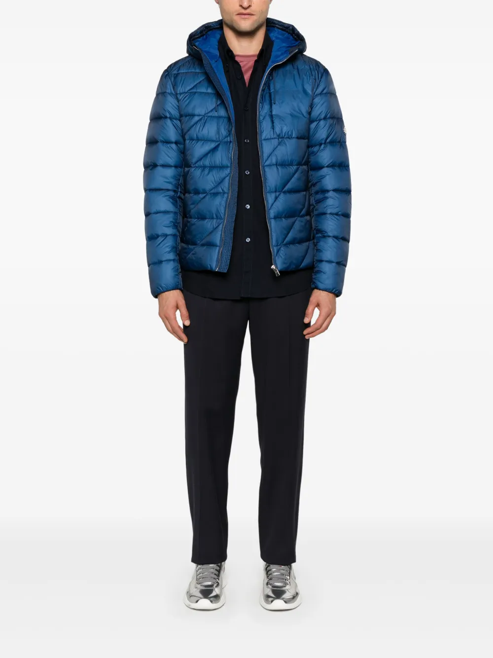 BOSS Katoenen overhemd - Blauw
