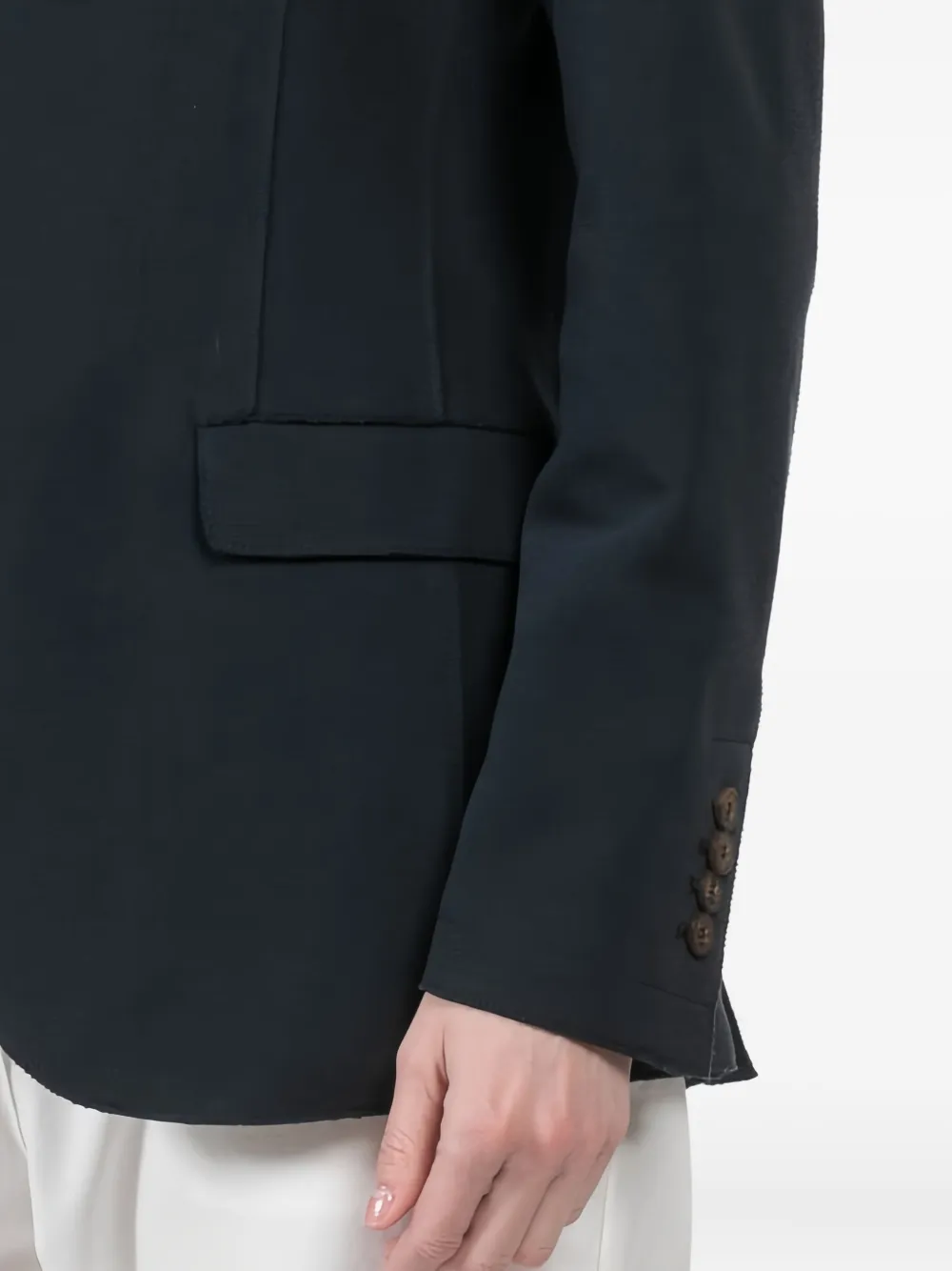 Eleventy Jack met afneembare kraag Blauw