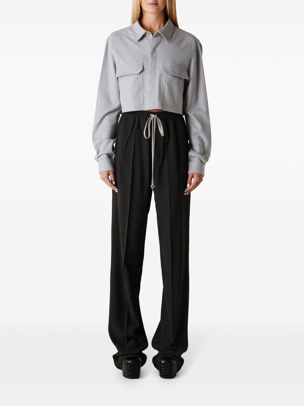 Rick Owens Katoenen blouse - Blauw