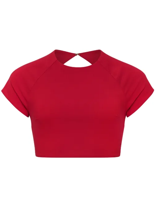 AZEEZA haut Aura - Rouge - AZEEZA - Modalova