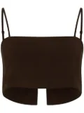 AZEEZA Walton crop top - Brown