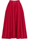 AZEEZA Avani midi skirt - Red