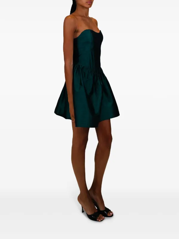 AZEEZA Naina Mini Dress | Green | FARFETCH AZ