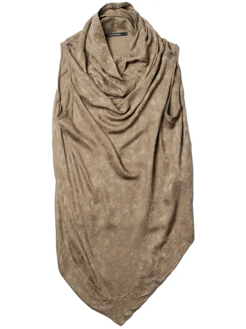 Julius jacquard shawl shirt