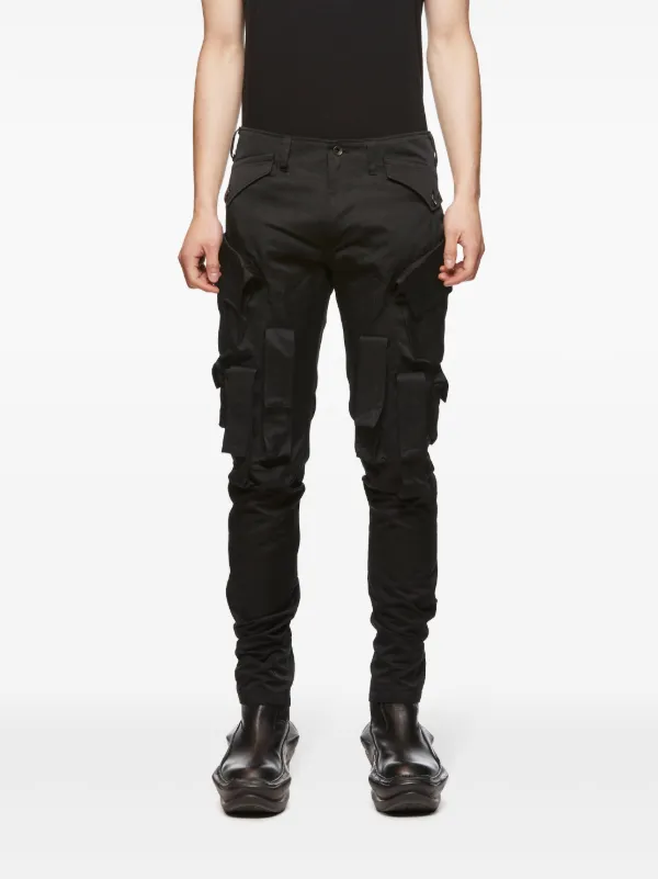 JULIUS Cotton Heavy Sweat Cargo Pants （Black） -FASCINATE