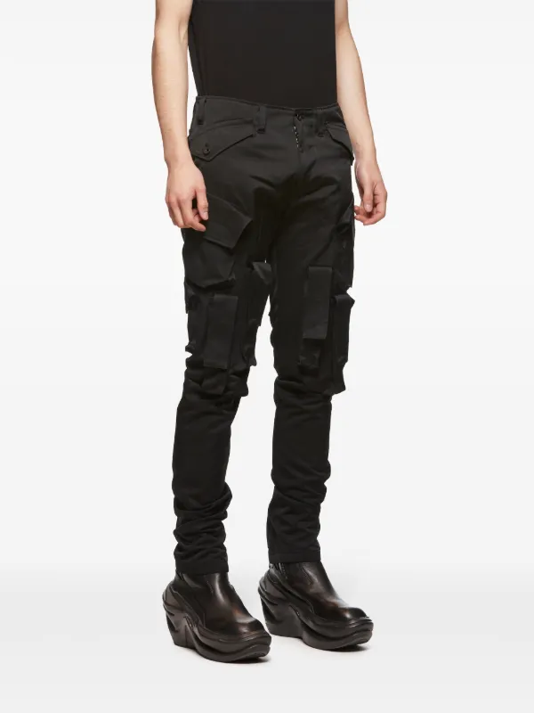 JULIUS Coating Gasmask Pants（Black） -FASCINATE