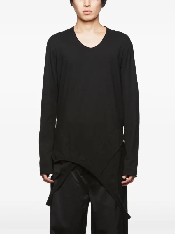 Julius Loop Membrane long-sleeve Top | Black | FARFETCH