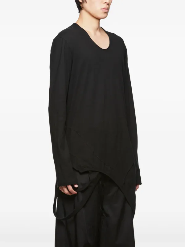 Julius Loop Membrane long-sleeve Top | Black | FARFETCH