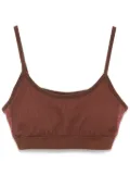 The Upside ribbed seamless bra - Brown