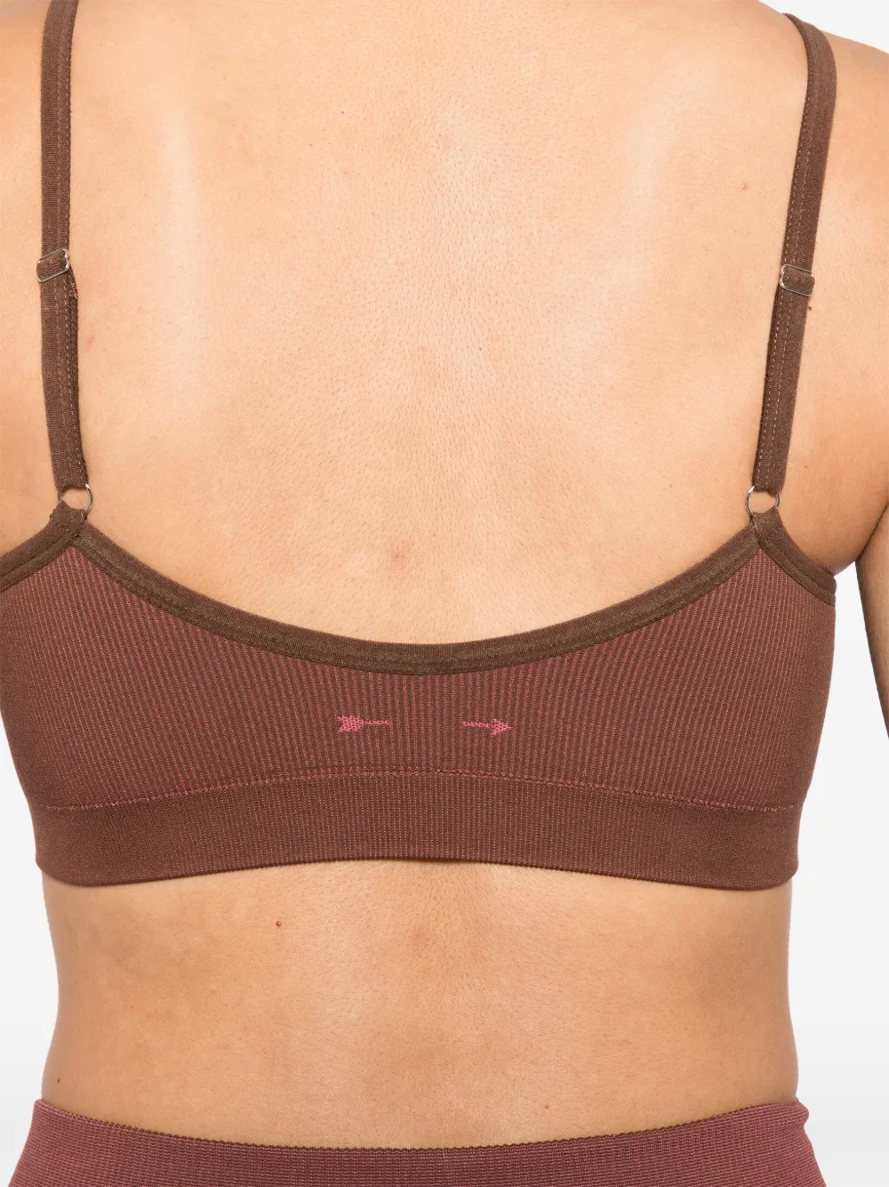 The Upside Naadloze sport-bh Bruin