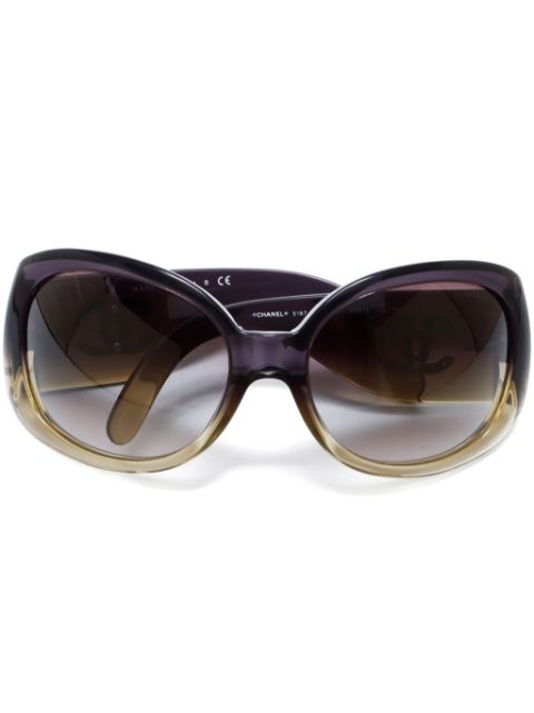 HOT SALE CHANEL 2000s CC sunglasses Women